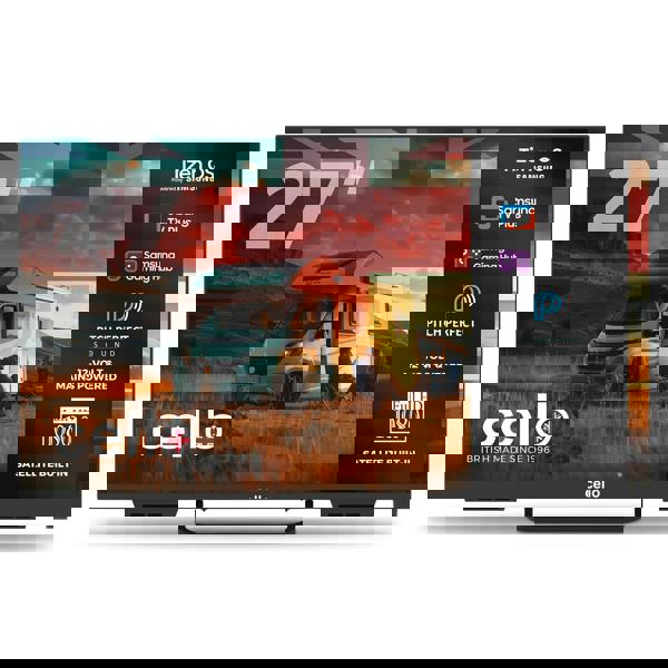 Cello 27 inch Smart Samsung Plus 12-Volt Traveller TV with Frameless Bezel