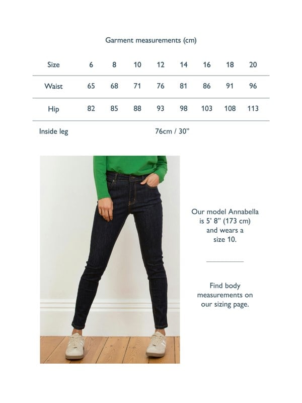 Kite Organic Seatown Skinny Stretch Denim Jeans