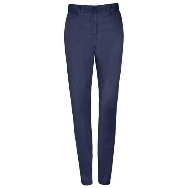 SOLS Womens/Ladies Jared Stretch Suit Trousers - French Navy