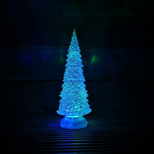 Samuel Alexander 30cm Dual Power Water Spinner Christmas Tree with Timer & Colour Changing LED's