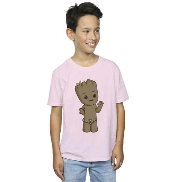 Marvel Boys I Am Groot Cute Groot T-Shirt - Baby Pink