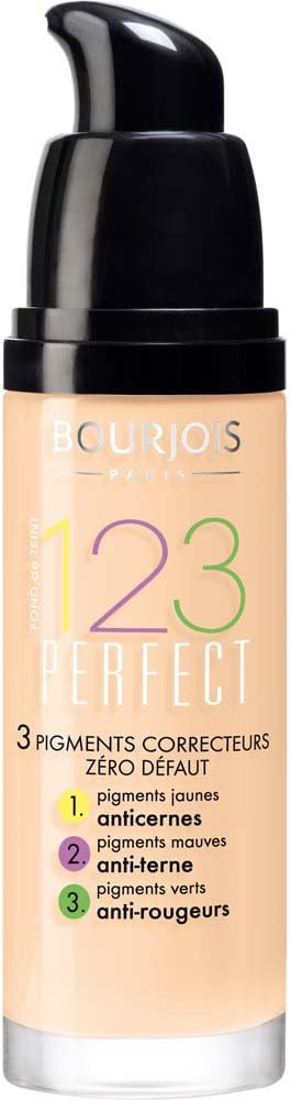 Bourjois Paris Bourjois 123 Perfect Foundation, Various Shades, 30ml