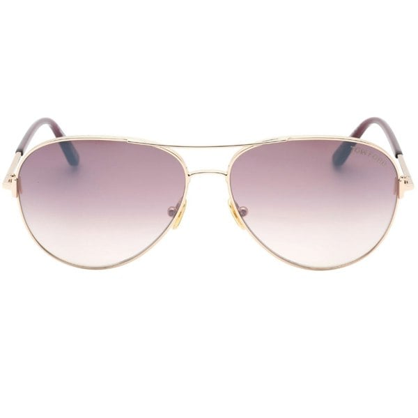 Tom Ford FT0823 Clark 28U Shiny Rose Gold Sunglasses 59/14/140