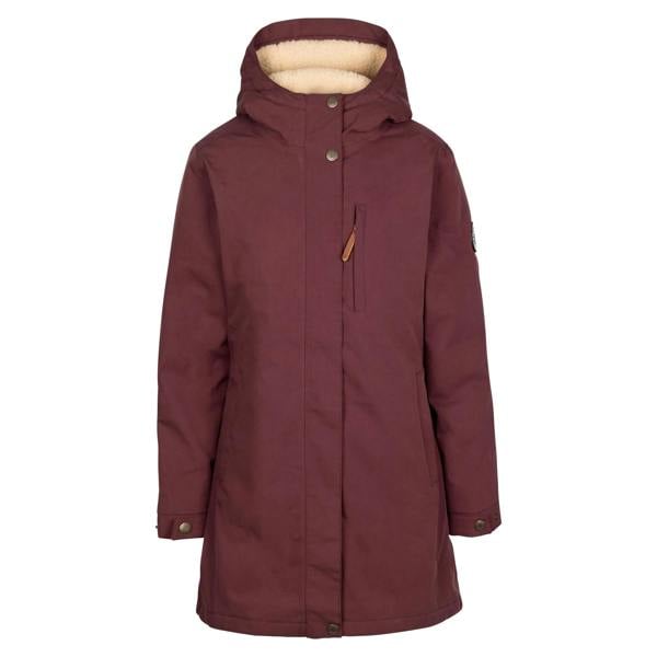 Trespass Womens/Ladies Risha TP50 Fleece Lined Waterproof Jacket - Mulberry - 