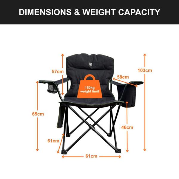 OLPRO Stafford Festival Bundle - Stafford 4.0 Tent, 2x Henwick Folding Chairs, 2x Hush Pattern Sleeping Bag and 2x Ponchos
