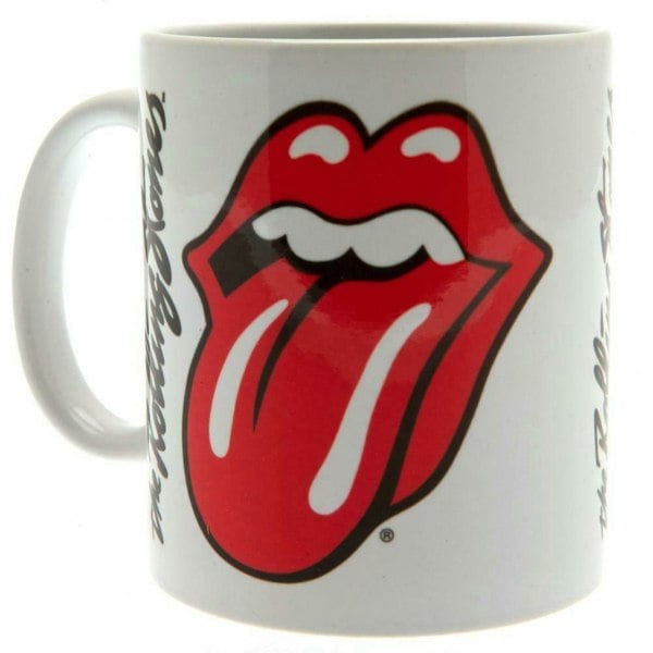 The Rolling Stones Lips Mug - White