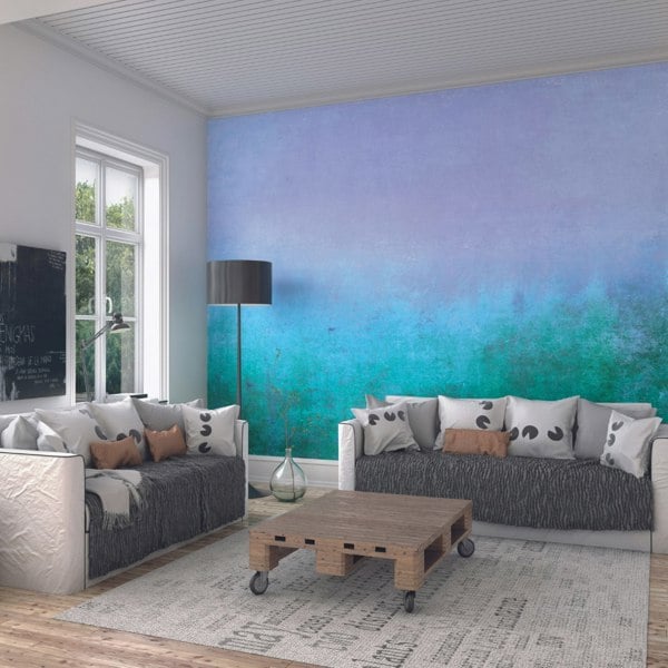 Origin Murals Ombre Gradient Wall Mural  - Blue