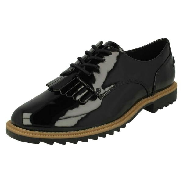 Clarks Ladies Clarks Lace Up Smart Shoes Griffin Mabel