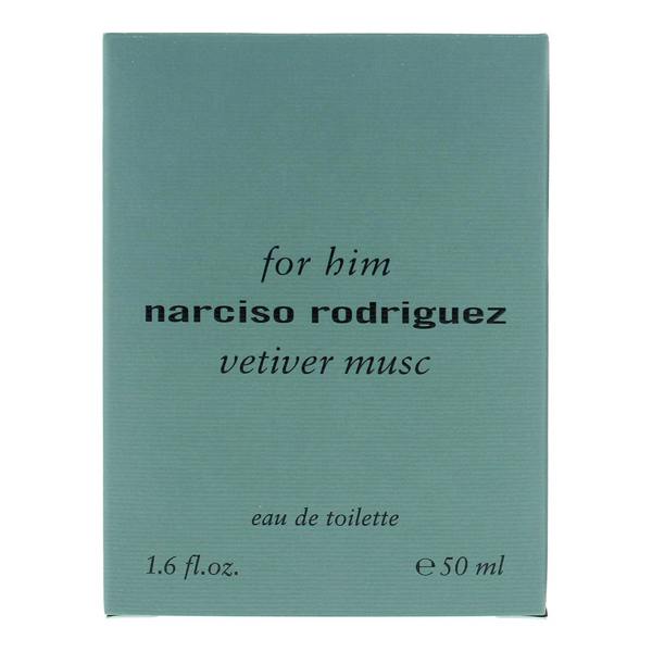 Narciso Rodriguez For Him Vetiver Musc Eau De Toilette 50ml Spray For Him