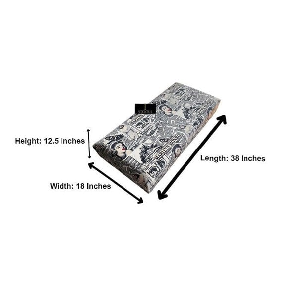 Marilyn Monroe printed fabric Footstool Bench - ISTOOLS