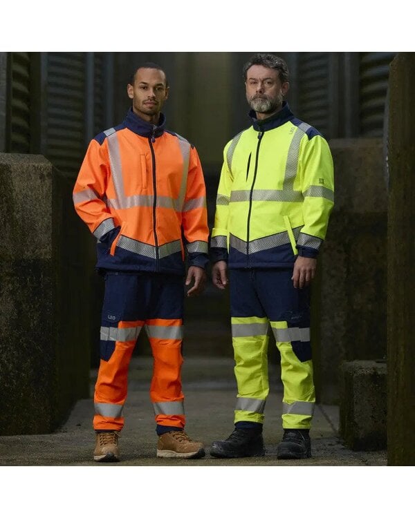 Leo Workwear Bowden EcoViz Softshell Jacket
