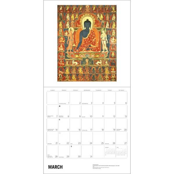Enlightenment, Buddhist Paintings Calendar 2027, Wall Calendars, Month To View, Art, Gift