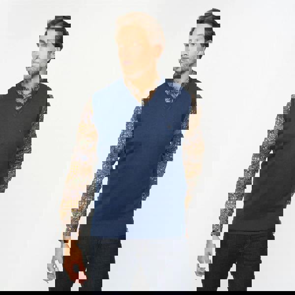 Gabicci G55K03 Plain Vee Neck Slipover Gabicci Classic ATLANTIC