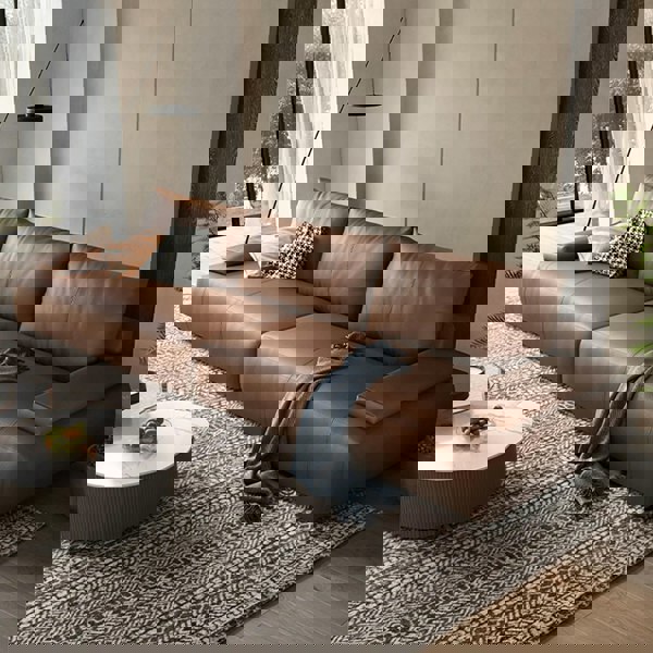 Zane Two Seater Sofa, Three Seater Sofa, Real Leather-Rit Concept-Rit Concept