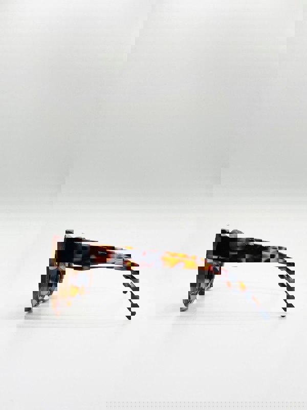 SVNX Tortoiseshell oversized cat eye sunglasses