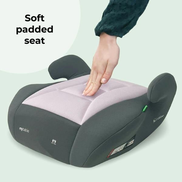 My Babiie MBCSB10 Booster Lite R129 Car Seat - Pink & Grey
