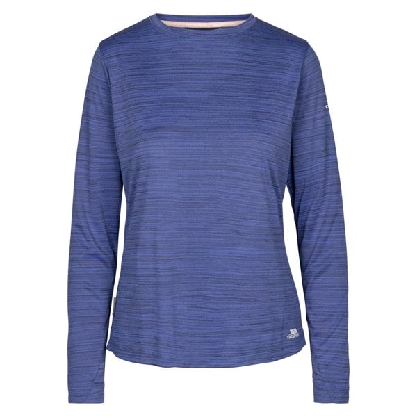 Trespass Womens/Ladies Nettil Long-Sleeved Active Top - Baja Blue Marl