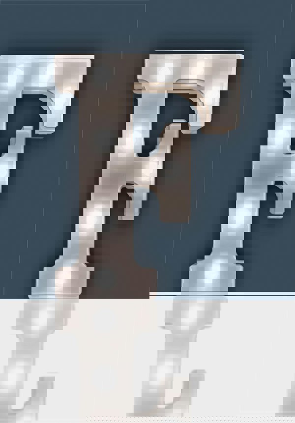 St Helens Battery Operated 3D LED Letter F Light