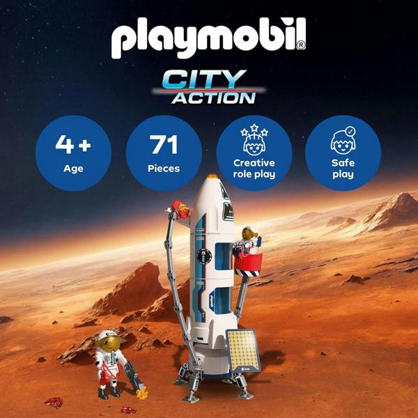 Playmobil ESA: Mars Research Rocket - 72011 Playset