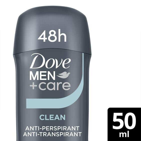 Dove Men+Care 4 Packs Dove Men+Care 48H Protection Clean Comfort Anti-Perspirant, 50ml