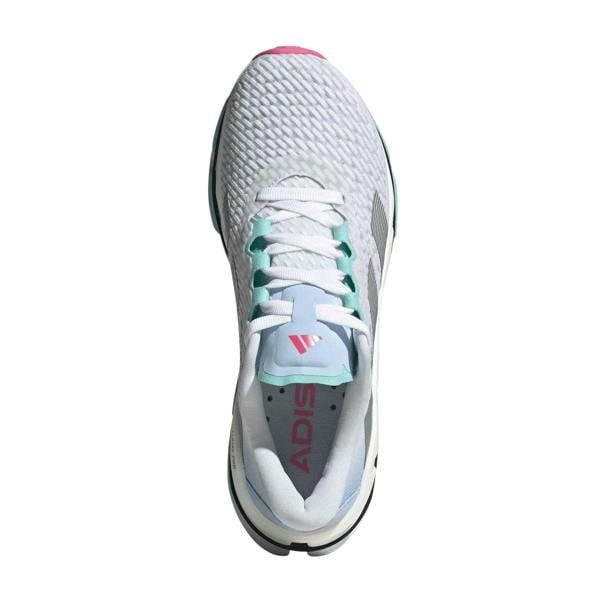 Adidas Womens/Ladies Adistar Byd Platform Trainers - White/Silver/Aqua - 