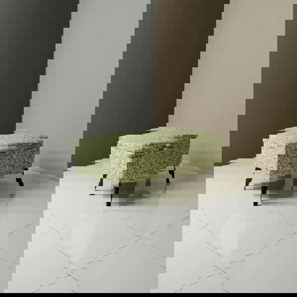 Space-Saving Premium Stool with Hidden Interior for Bedding, Accessories, and Throws