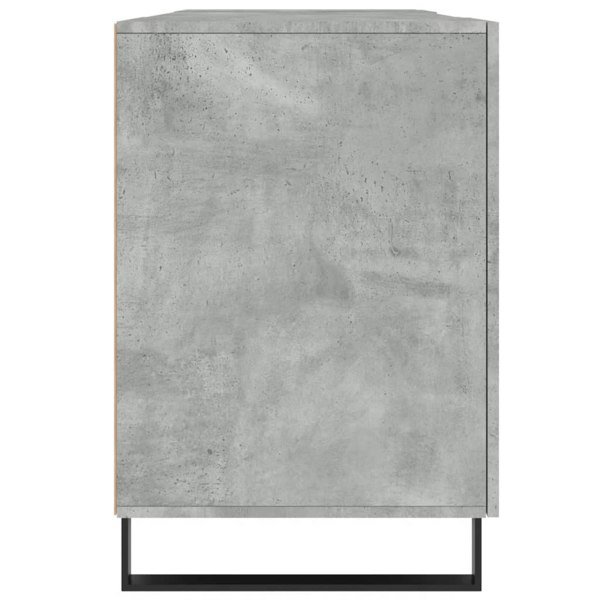 Berkfield Desk Concrete Grey 140x50x75 cm Engineered Wood