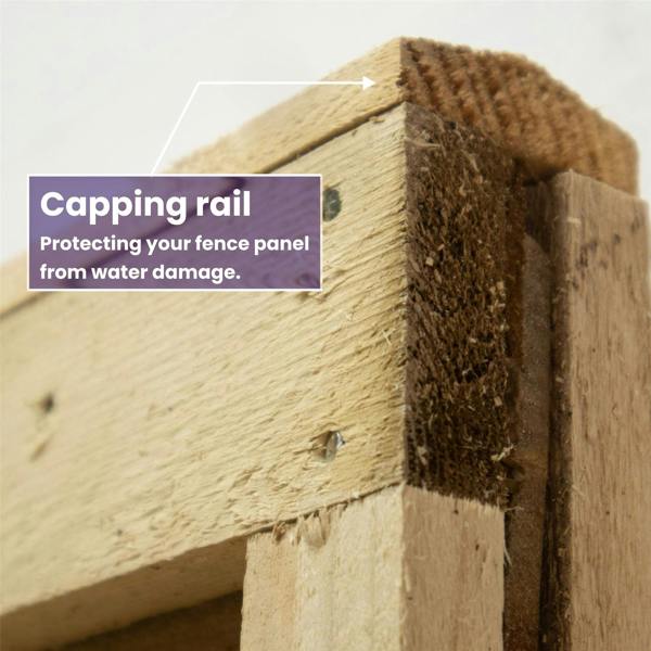 3 pack fence panel premier lap [w.6ft x h.1ft] 1