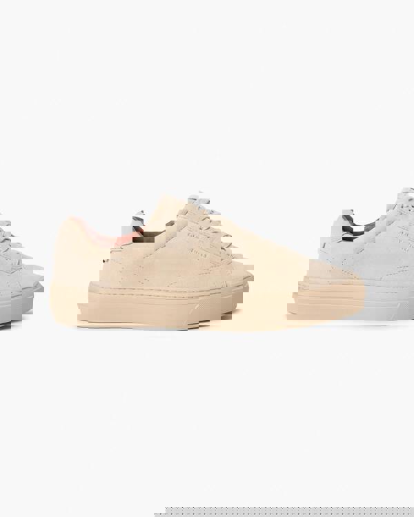 Tommy Hilfiger Park Premium Suede Mens Trainers - Sandalwood