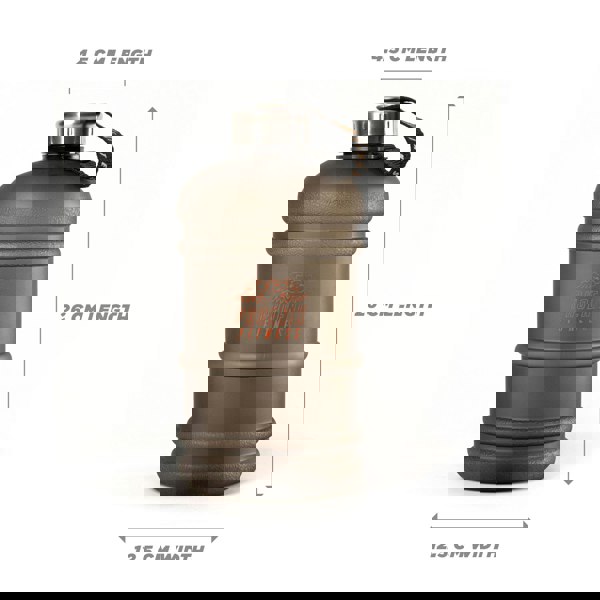 Phoenix Fitness 2L Drinks Hydration Water Bottle - Black