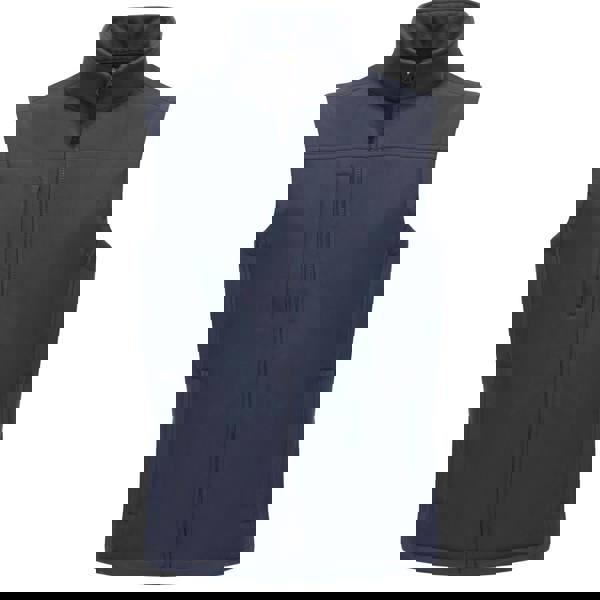 Regatta Mens Flux Softshell Bodywarmer / Sleeveless Jacket (Water Repellent & Wind Resistant) - Navy/Navy