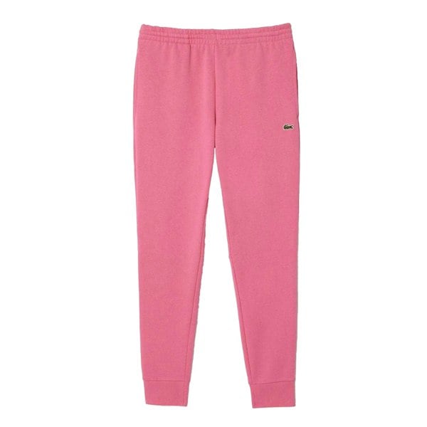 Lacoste Mens Organic Cotton Slim Jogging Bottoms - Pink