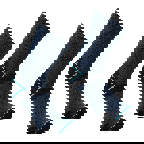 Regatta Womens Blister Protection II Boot Socks - Navy/Aruba Blue