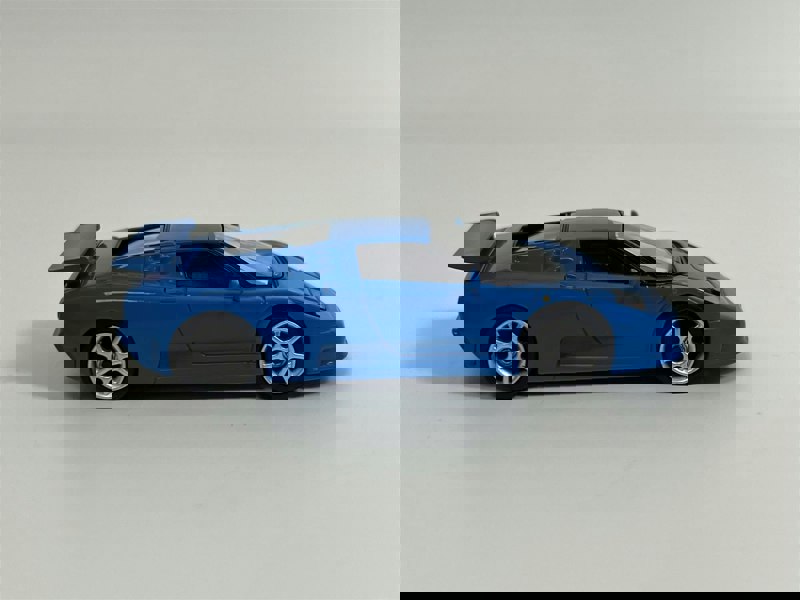 Mini GT Bugatti EB110 Super Sport Blue Bugatti LHD 1:64 Scale Mini GT MGT00890L