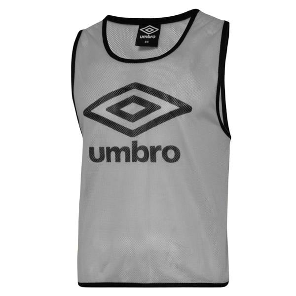 Umbro Childrens/Kids Training Bib - High Rise Grey/Black - 