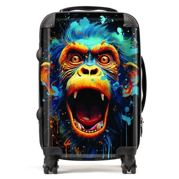 Warren Reed Crazy Monkey face Splashart Suitcase