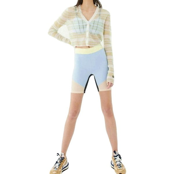 P.E Nation PE Nation Womens Moonball Ls Knit Top in Yellow