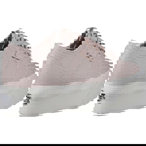 Superga 2790 Tumbled Leather Women's Trainers - Pink Almond