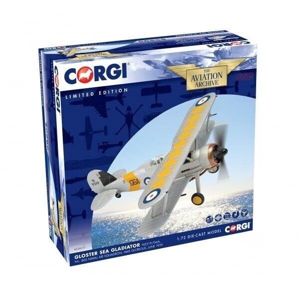 Corgi AA36211 Gloster Sea Gladiator 802 Naval Air Squadron HMS Glorious June 1939 1:72