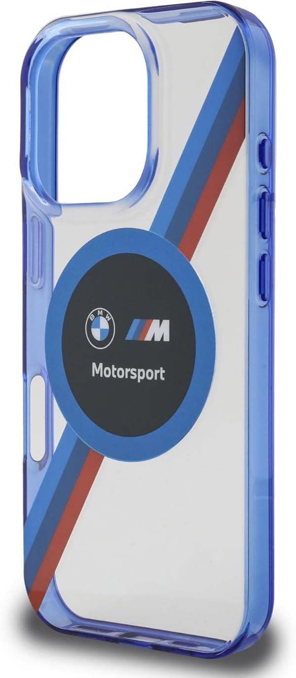 BMW Motorsport IML Circle Hardcase with MagSafe for iPhone 16 Pro Max 6.9" Clear - BMHMP16X23HTPUT
