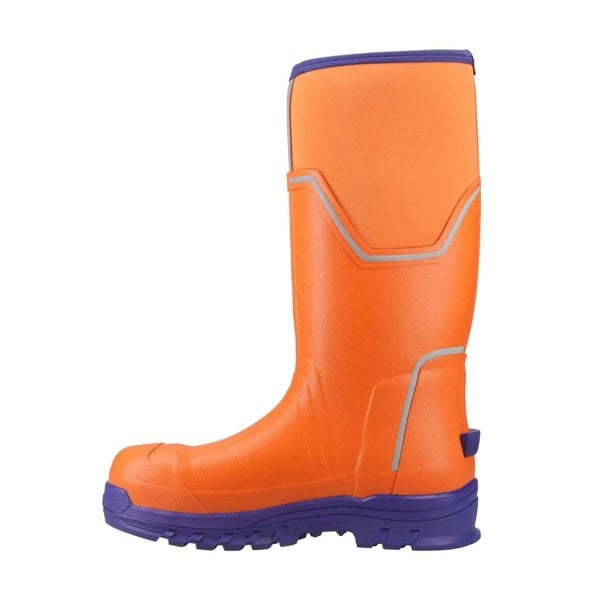 Muck Boots Grit S5 Rubber Men's Orange/Blue Wellington Boots