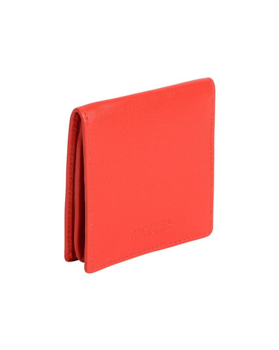 SADDLER POPPY Leather Square Mini Tray Purse