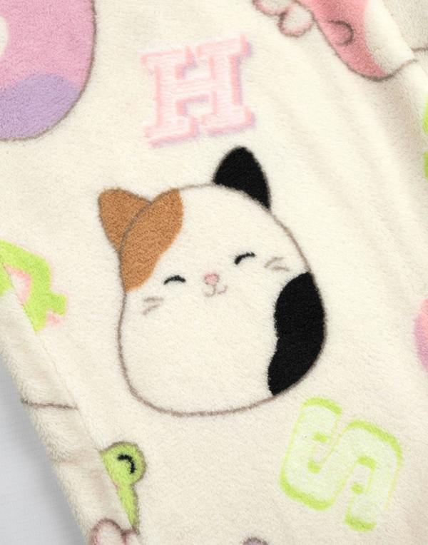 Vanilla Underground Squishmallows Girls White Character Faces Onesie