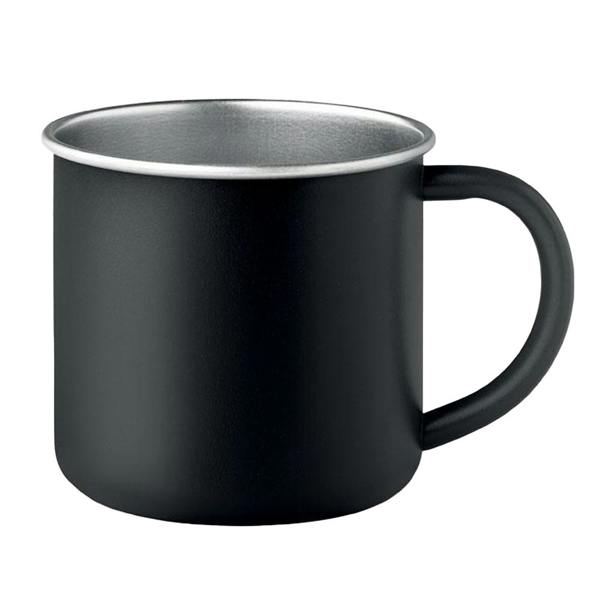 MidOcean Caribu Recycled Stainless Steel 300ml Mug - Black - 