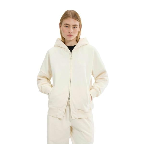 Ellesse Womens/Ladies Pianella Full Zip Hoodie - Off White - 