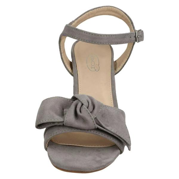 Spot On Ladies Spot On Blocked Heel Sandals