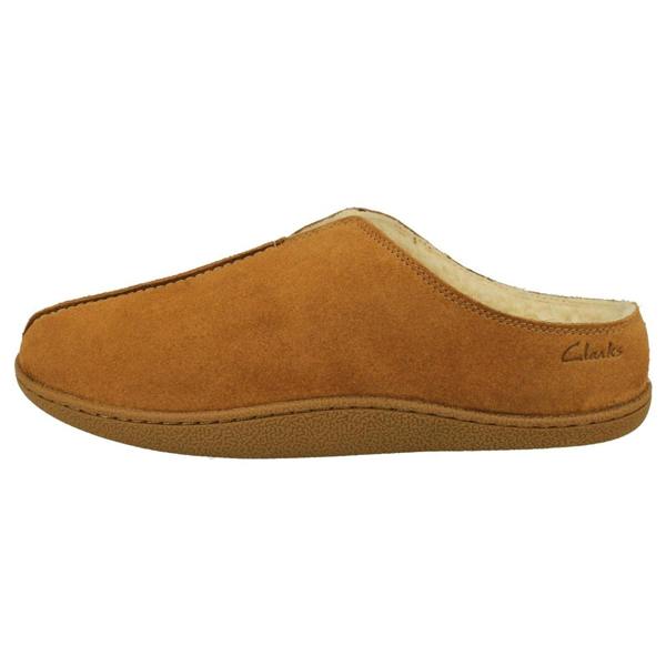 Clarks Mens Clarks Warm lined Mule Slippers Home Mule
