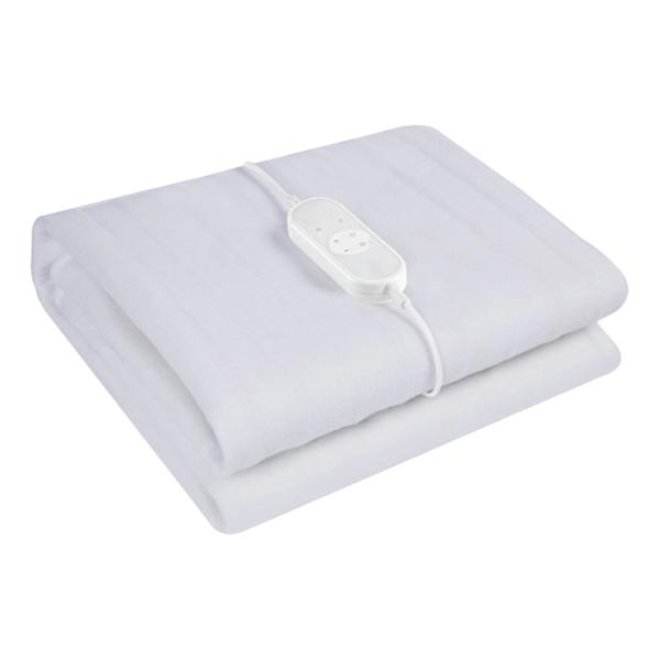 Igenix Digital Heated Underblanket, Polyester, 1-9hr Timer, Machine Washable, White