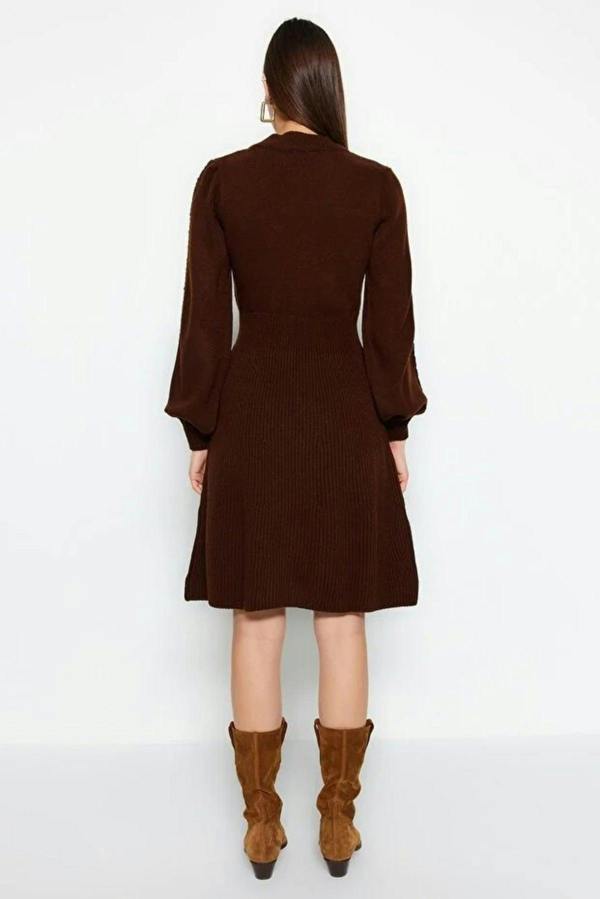 WOVCOR Mini Knit Lace Dress
