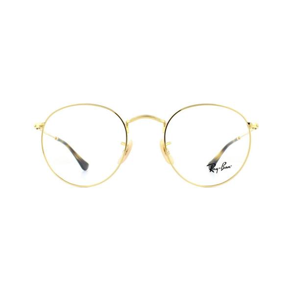 Ray-Ban Glasses Frames RX3447V Round Metal 2500 Arista Gold Men Women
